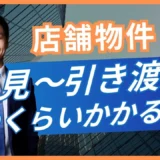 店舗の内見から引き渡しまで約2か月｜開業まで半年を見込む進め方
